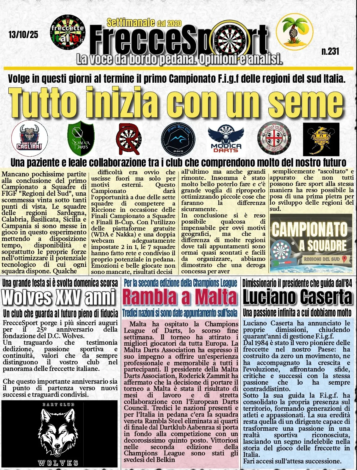 Tutto inizia con un seme